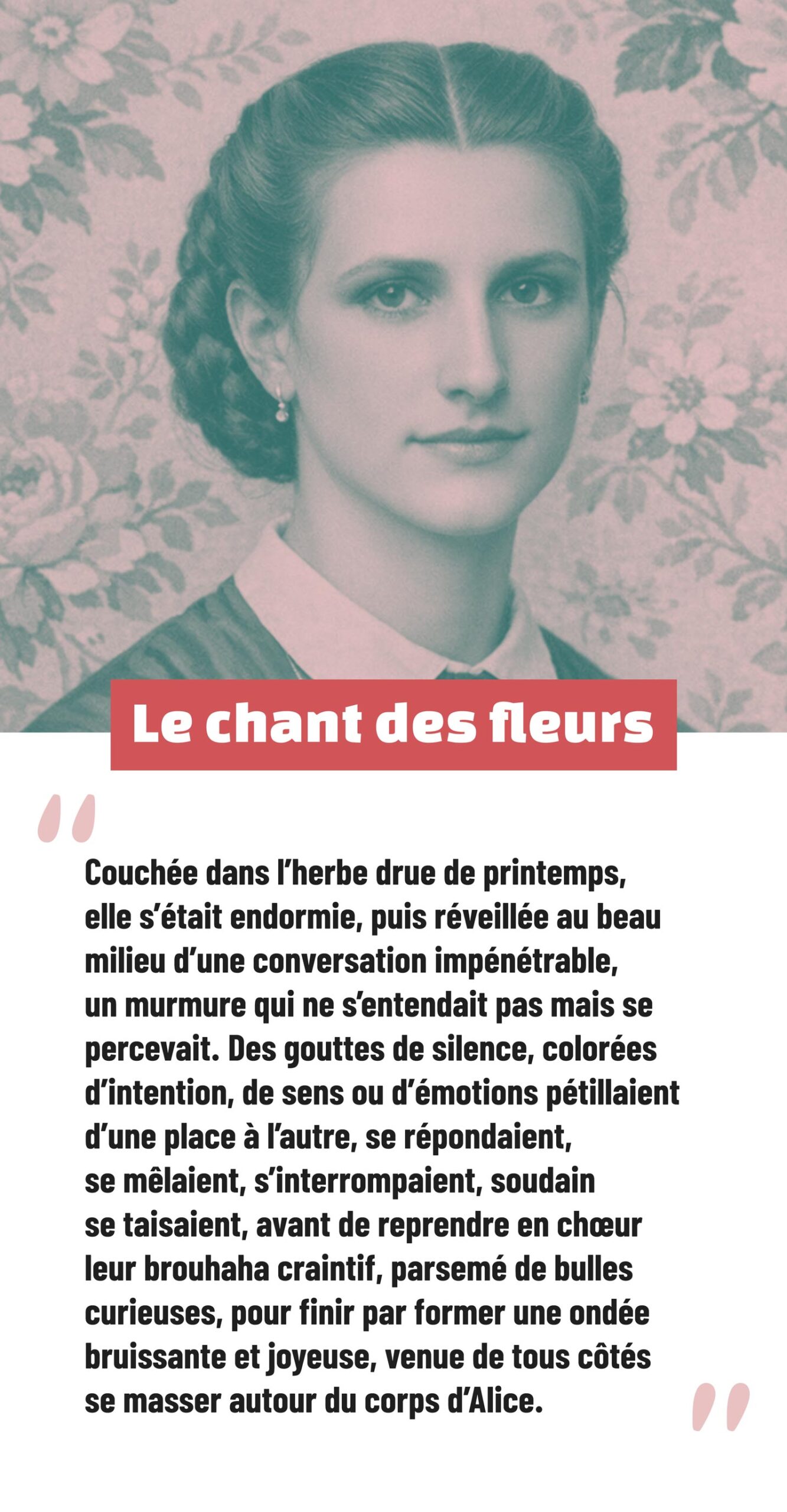 Citation Le Chant des fleurs